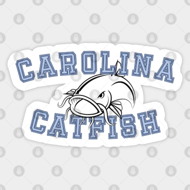 Carolina Catfish Main Sticker by Ana Shay Merch